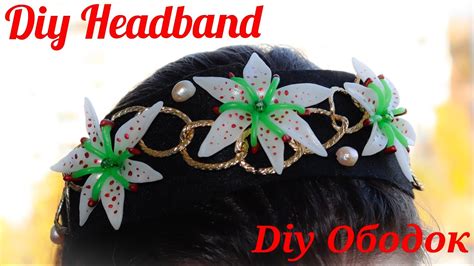 Diy Headband in Dolce and Gabbana style with polymer clay